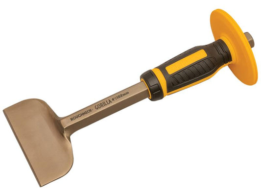 Roughneck Gorilla Brick Bolster with Non-Slip Hand Guard 102 x 279mm (4 x 11in) ROU31927