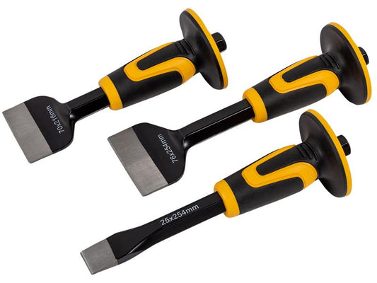 Roughneck Chisel & Bolster Set, 3 Piece ROU31970