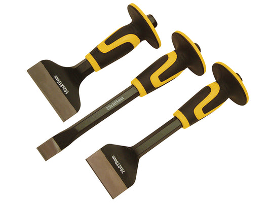 Roughneck Chisel & Bolster 3 Piece Set 76 x 254mm 70 x 216mm & 254 x 25mm ROU31993