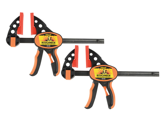 Roughneck One-Handed Bar Clamp & Spreader 152mm (6in) Twin Pack ROU38252