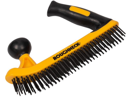 Roughneck Two-Handed Wire Brush Soft-Grip ROU52052