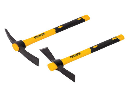 Roughneck Micro Pick Cutter Mattock Set 2 Piece Length 380mm ROU64015