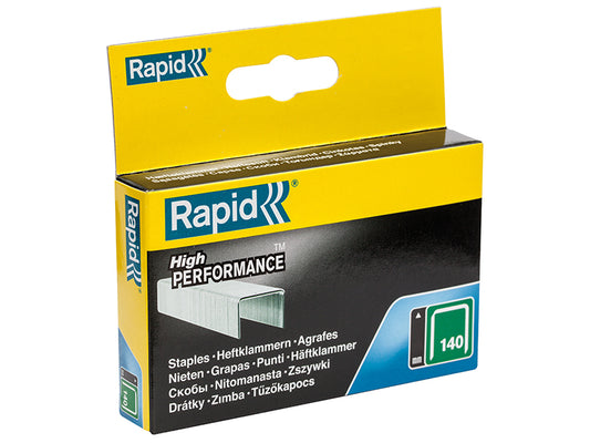 Rapid 140/10 10mm Galvanised Staples (Box 2000) RPD14010