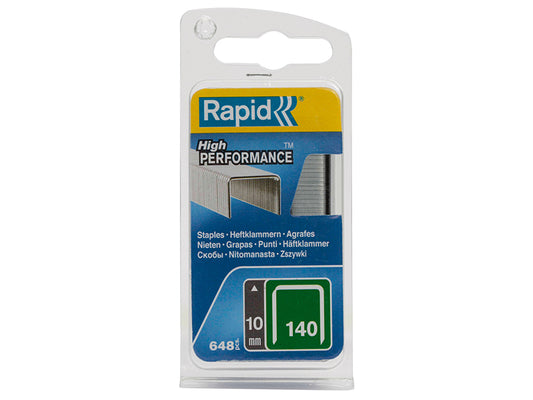 Rapid 140/10NB 10mm Galvanised Staples (Narrow Box 650) RPD14010NB