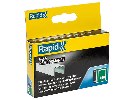 Rapid 140/12 12mm Galvanised Staples (Box 2000) RPD14012