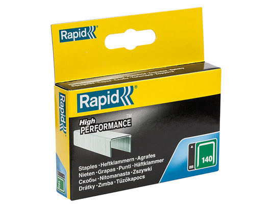 Rapid 140/14 14mm Galvanised Staples (Box 2000) RPD14014