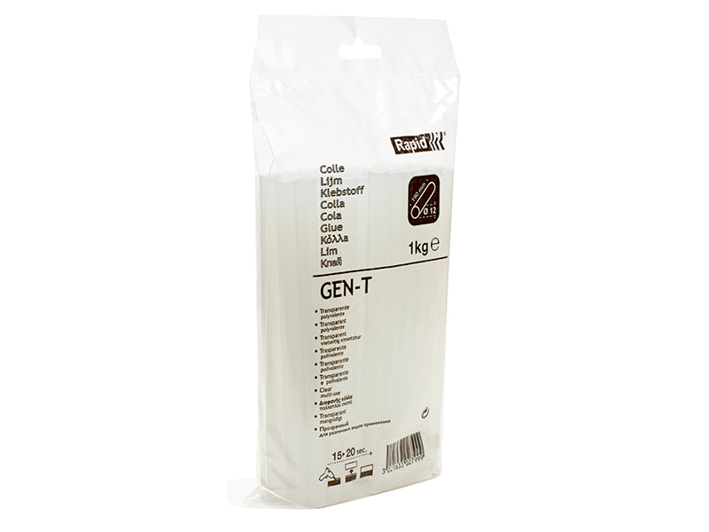 Rapid GEN-T Glue Sticks 12 x 190mm (1kg Bag) RPD40302799