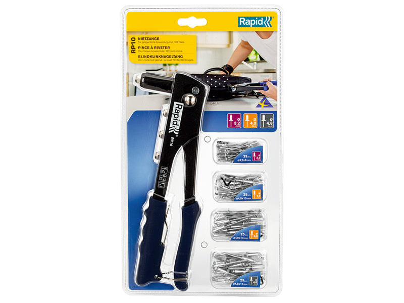Rapid RP10 Hand Riveter Starter Kit (100 Piece) RPD5000376