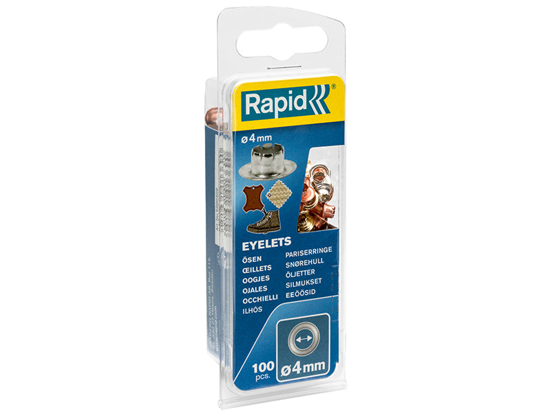 Rapid Eyelets 4mm Pack of 100 RPD5000409