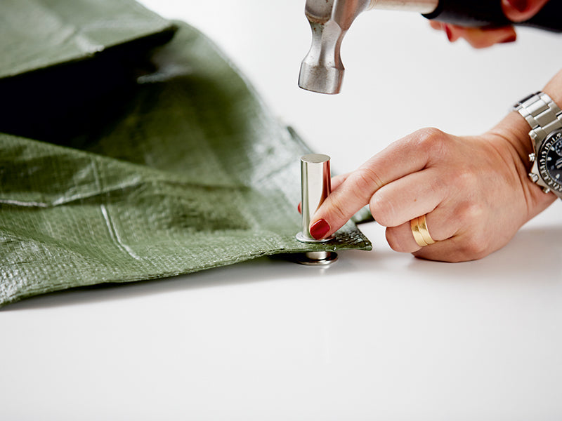 Rapid Grommets 10 x 21mm (25) + Metal 2 Piece Anvil RPD5000412