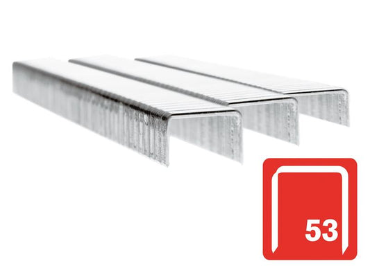 Rapid 53/6B 6mm Galvanised Staples (Box 2500) RPD536B2500