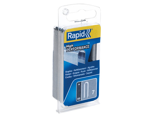 Rapid 7/12mm Cable Staples (Narrow Box 960) RPD712NB