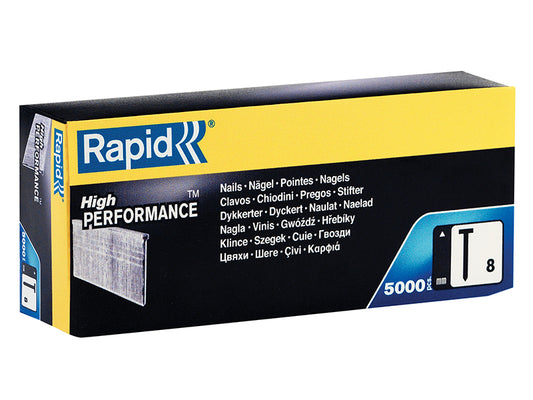 Rapid No.8 Brad Nails 18Ga 25mm (Box 5000) RPD825