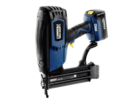 Rapid PRO BN50 Cordless Brad Nailer 18 Gauge 18V 2 x 2.0Ah Li-ion RPDBN50