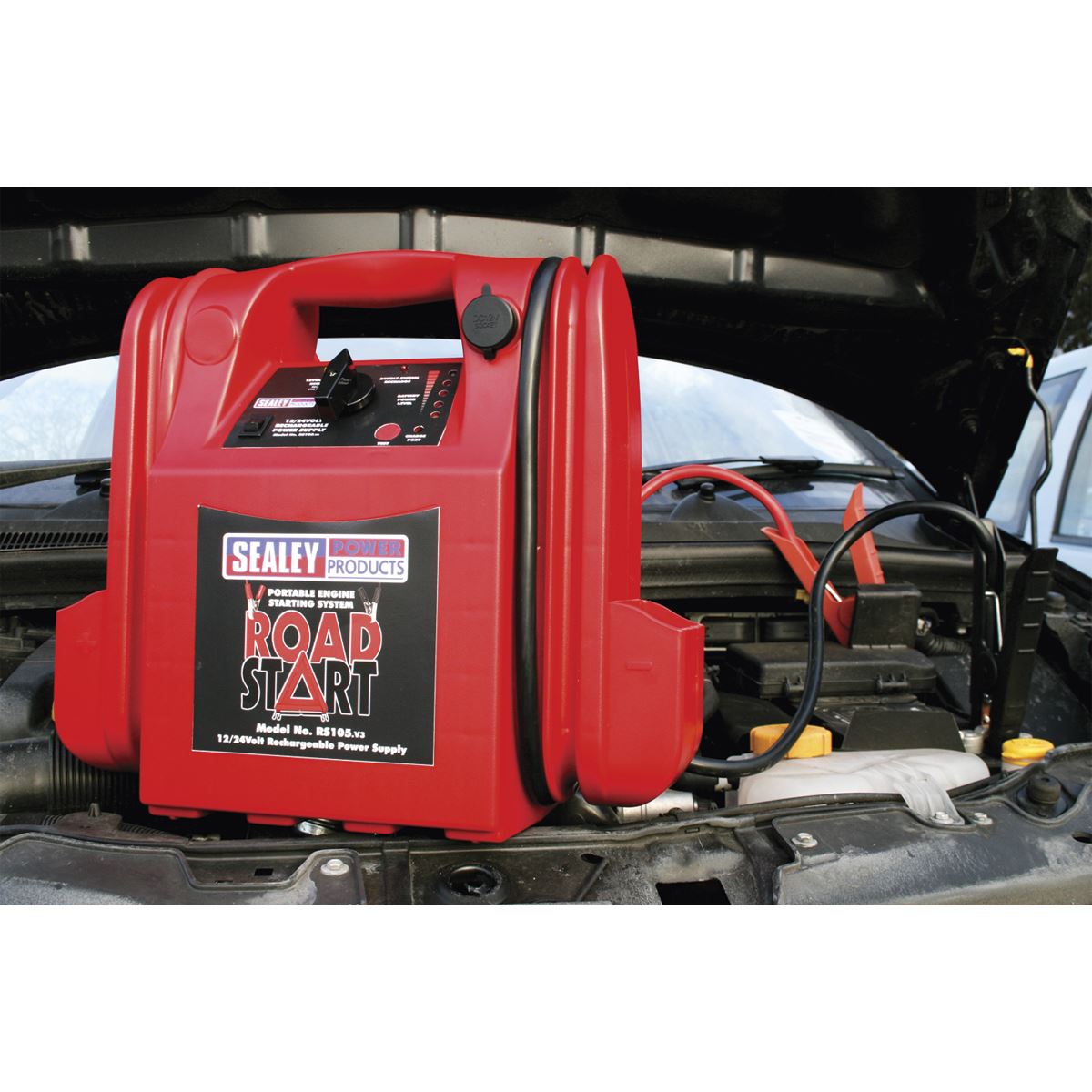 Sealey RoadStart&reg; Emergency Jump Starter 12/24V 3200/1600 Peak Amps RS105