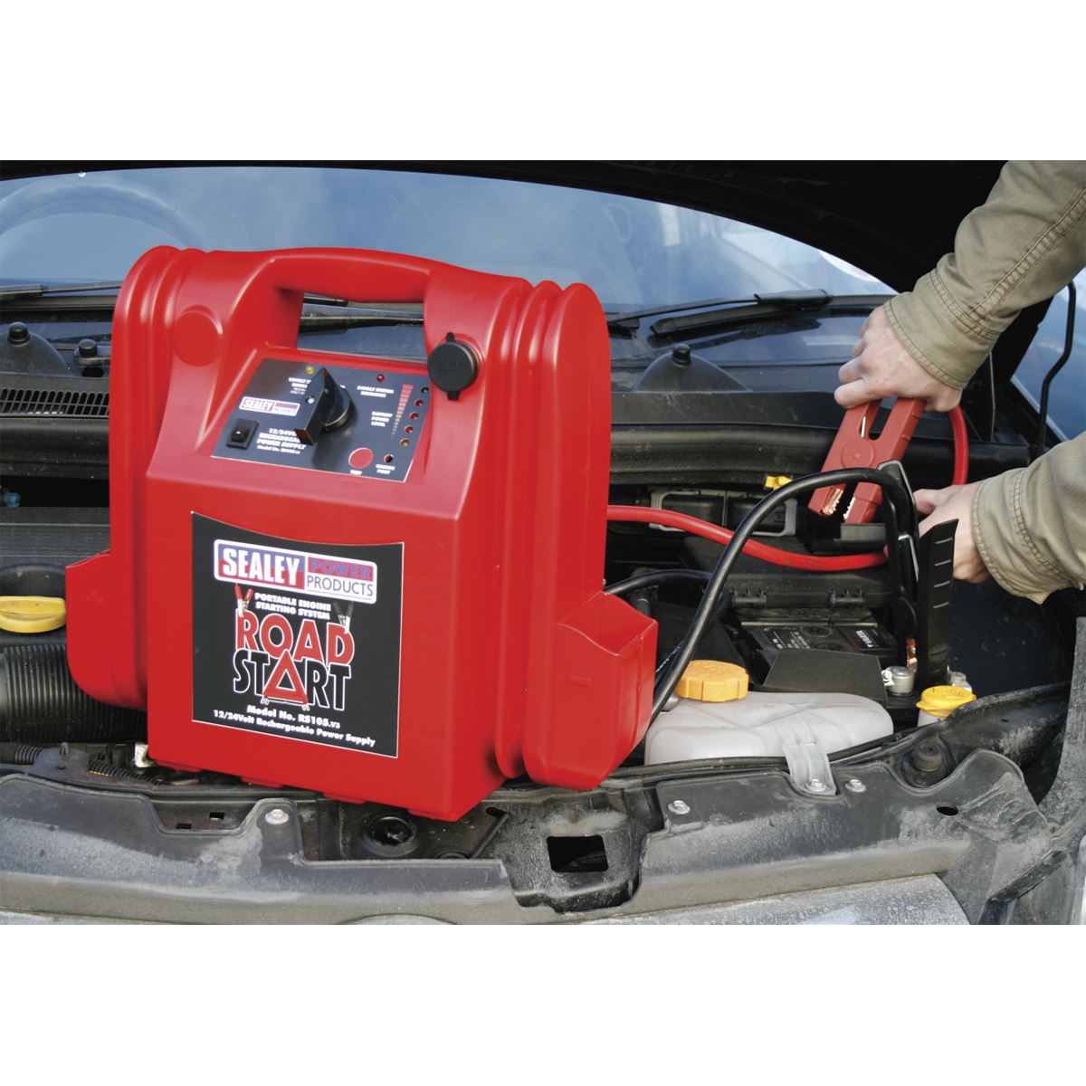 Sealey RoadStart&reg; Emergency Jump Starter 12/24V 3200/1600 Peak Amps RS105
