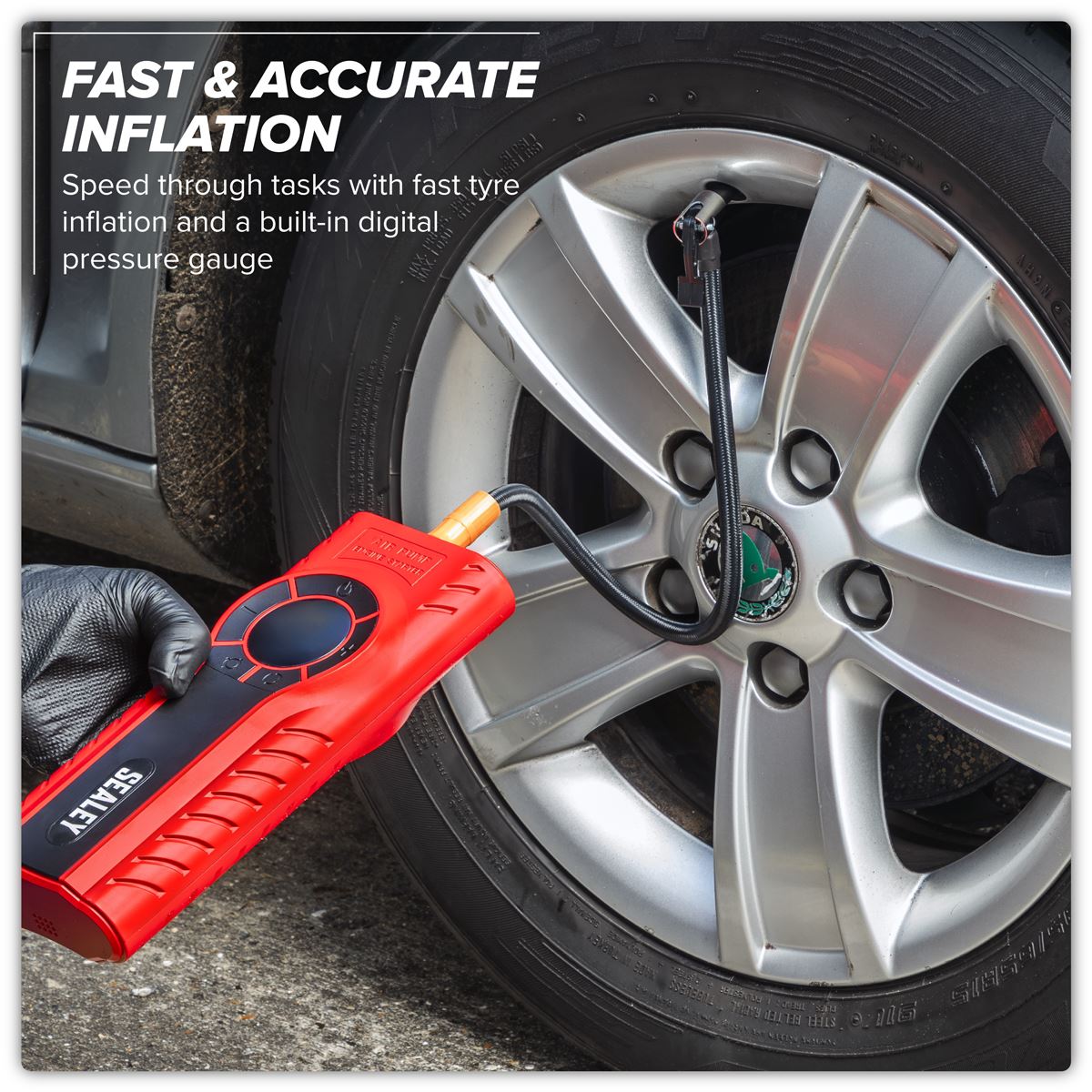Sealey RoadStart&reg; 1200A 12V Jump Starter & Tyre Inflator RS1200TI