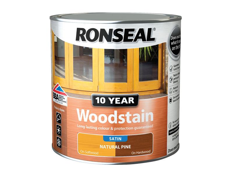 Ronseal 10 Year Woodstain Natural Pine 2.5 litre RSL10WSNP25L