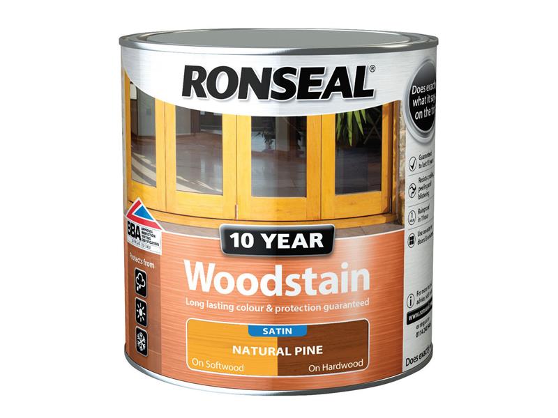 Ronseal 10 Year Woodstain Natural Pine 750ml RSL10WSNP750