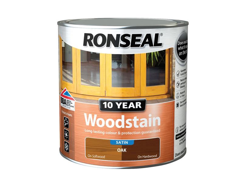 Ronseal 10 Year Woodstain Oak 2.5 litre RSL10WSO25L