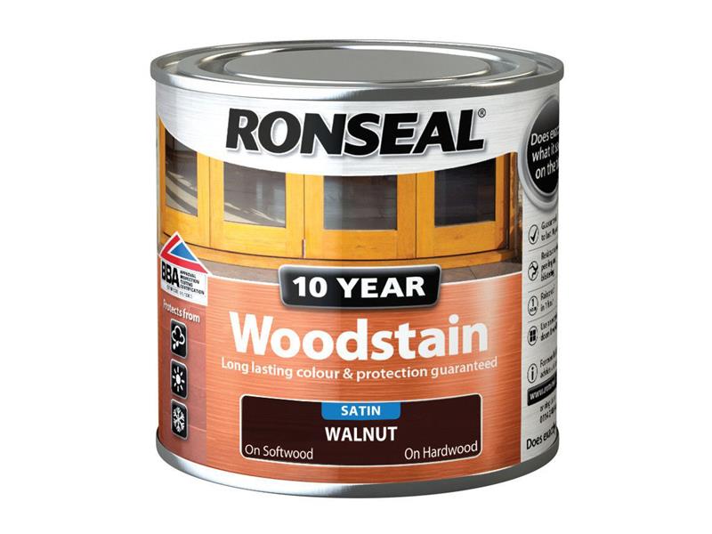 Ronseal 10 Year Woodstain Walnut 250ml RSL10WSW250