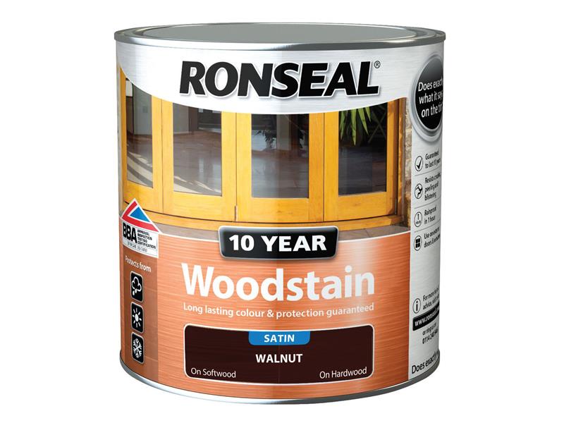 Ronseal 10 Year Woodstain Walnut 2.5 litre RSL10WSW25L