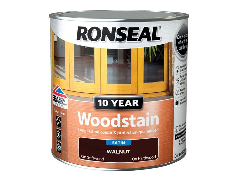 Ronseal 10 Year Woodstain Walnut 750ml RSL10WSW750