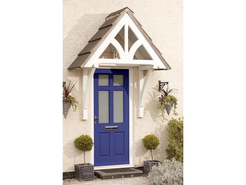 Ronseal 10 Year Weatherproof Wood Paint Royal Blue Satin 750ml RSL39397