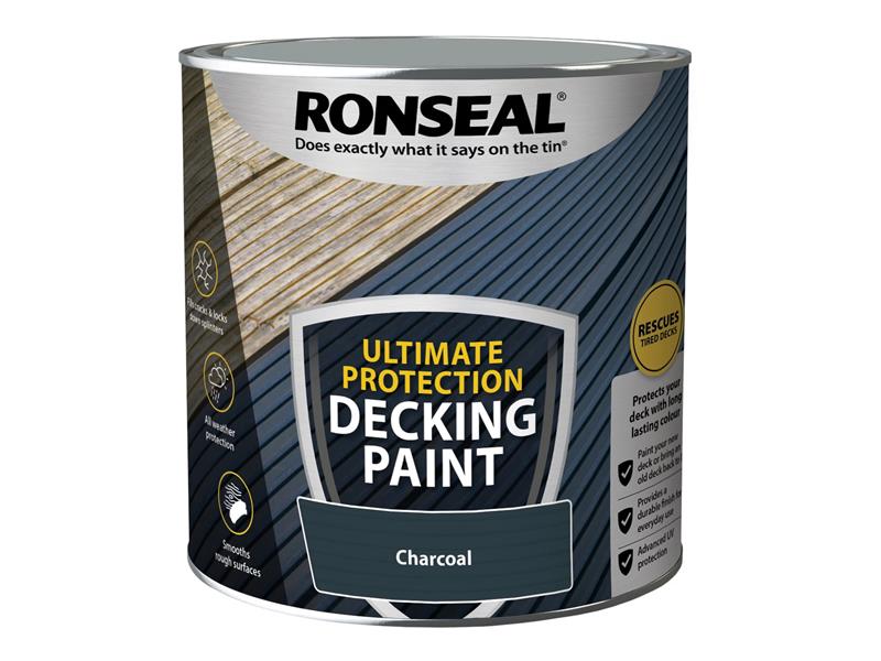 Ronseal Ultimate Protection Decking Paint Charcoal 2.5 litre RSLDPC25L