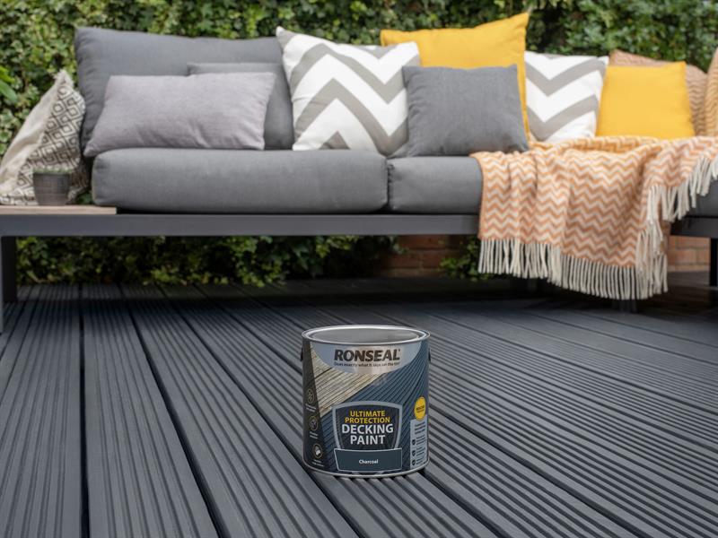 Ronseal Ultimate Protection Decking Paint Charcoal 2.5 litre RSLDPC25L