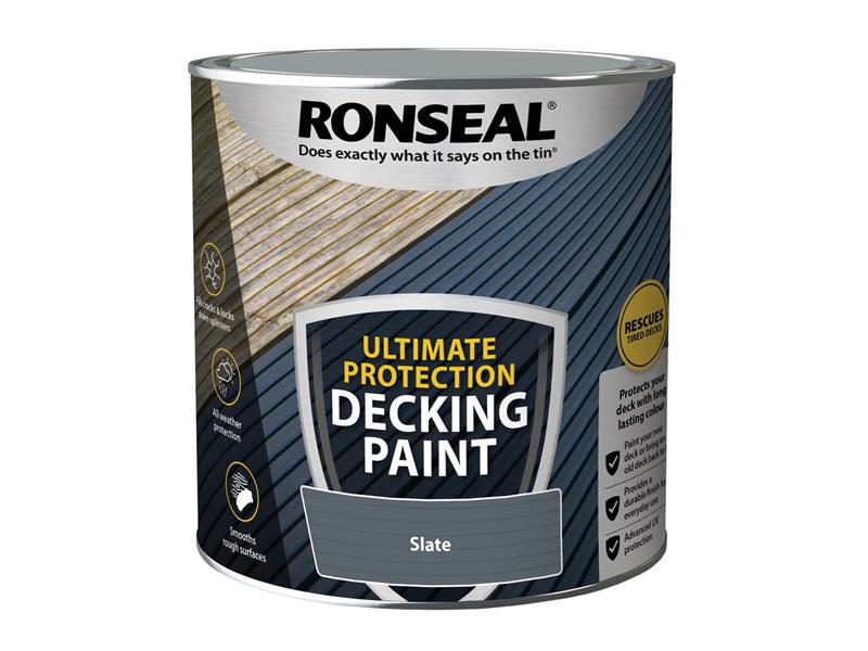 Ronseal Ultimate Protection Decking Paint Slate 2.5 litre RSLDPSL25L