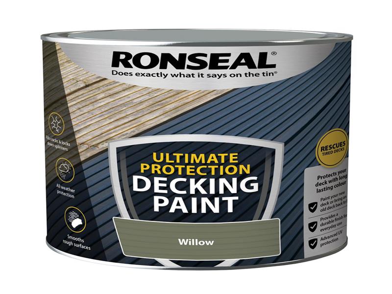 Ronseal Ultimate Protection Decking Paint Willow 2.5 litre RSLDPW25L