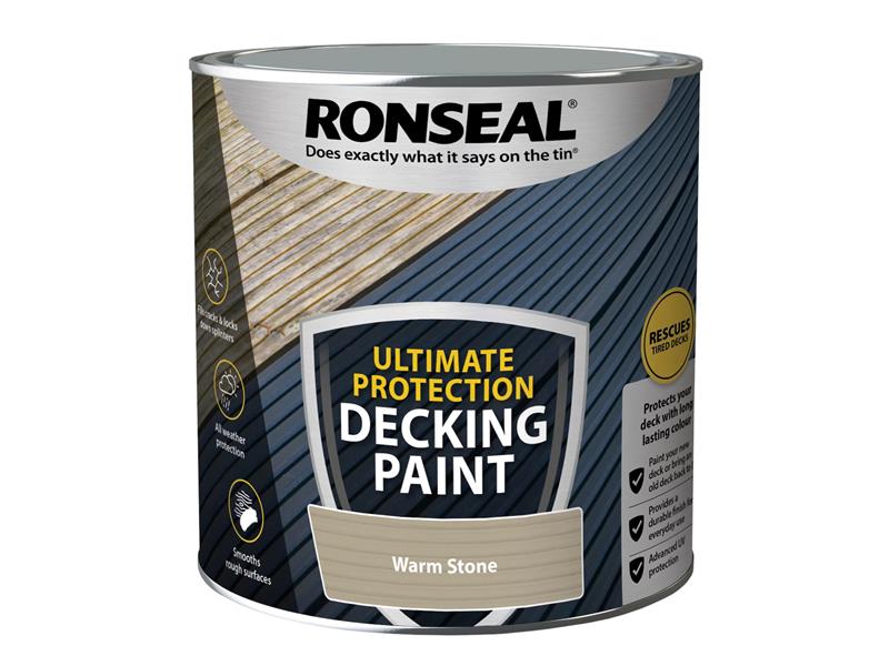 Ronseal Ultimate Protection Decking Paint Warm Stone 2.5 litre RSLDPWS25L