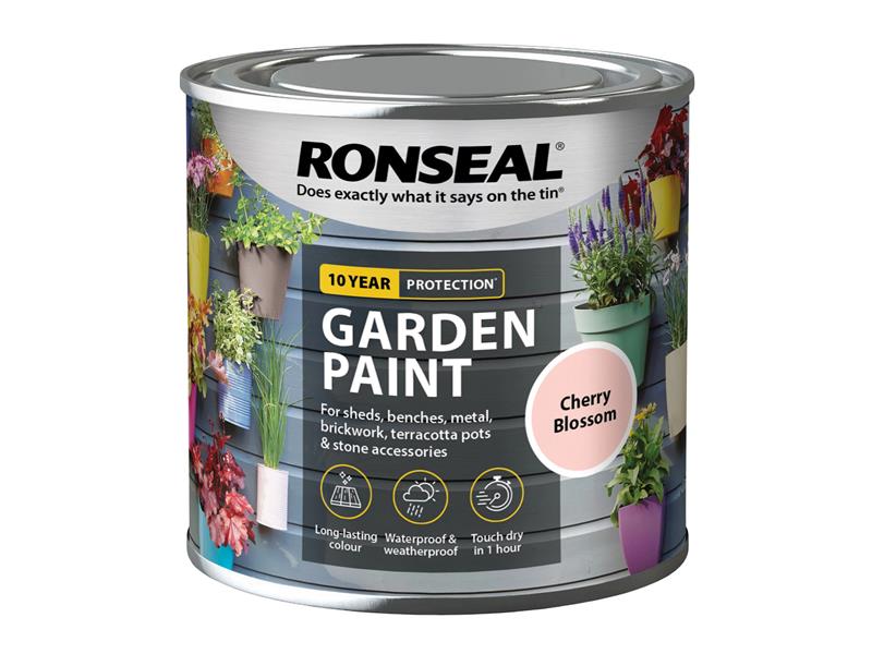 Ronseal Garden Paint Cherry Blossom 250ml RSLGPCB250
