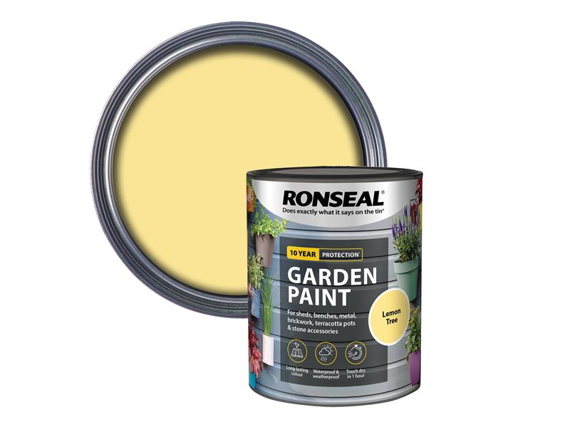 Ronseal Garden Paint Lemon Tree 750ml RSLGPLT750