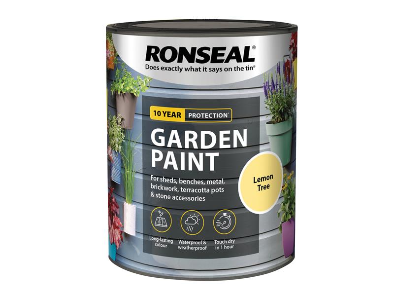Ronseal Garden Paint Lemon Tree 750ml RSLGPLT750