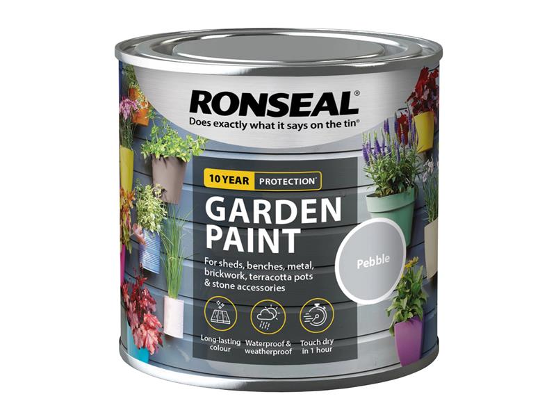 Ronseal Garden Paint Pebble 250ml RSLGPP250