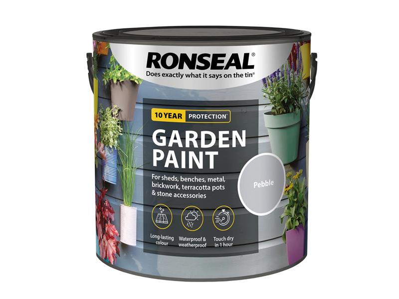 Ronseal Garden Paint Pebble 2.5 litre RSLGPP25L