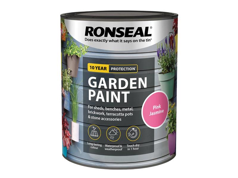 Ronseal Garden Paint Pink Jasmine 750ml RSLGPPJ750
