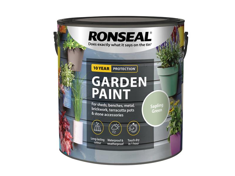 Ronseal Garden Paint Sapling Green 2.5 litre RSLGPSG25L