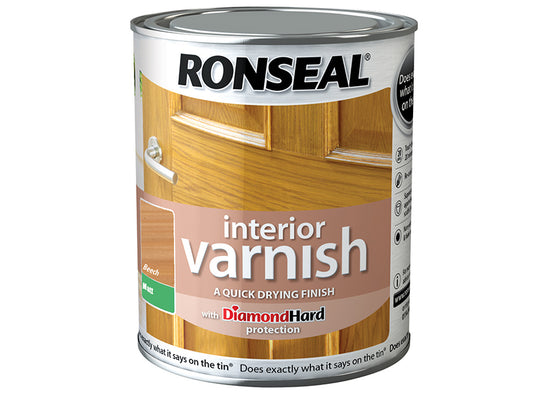 Ronseal Interior Varnish Quick Dry Matt Beech 250ml RSLIVMBE250