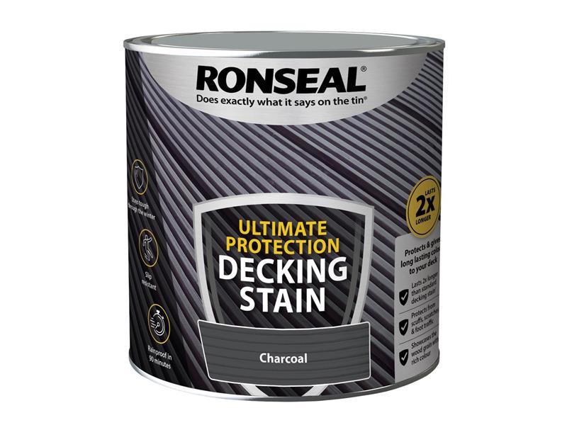 Ronseal Ultimate Protection Decking Stain Charcoal 2.5 litre RSLNUDSC25L
