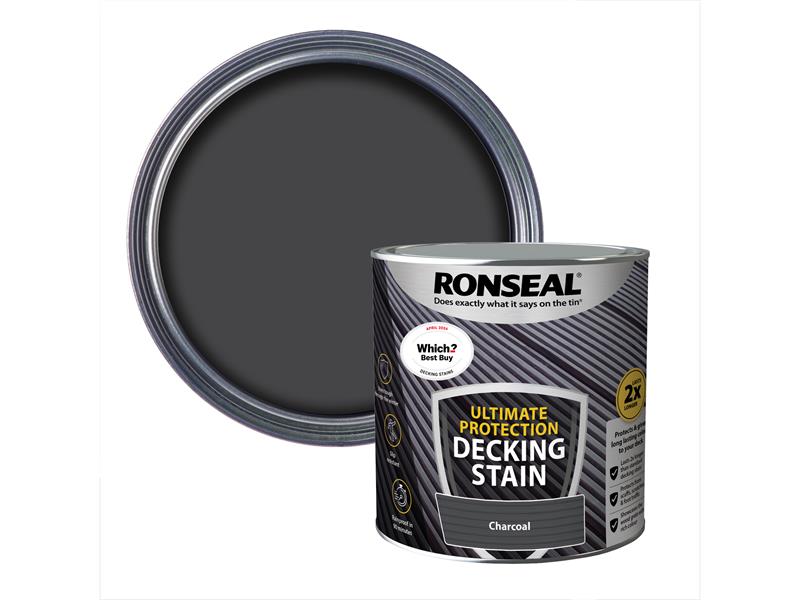 Ronseal Ultimate Protection Decking Stain Charcoal 2.5 litre RSLNUDSC25L