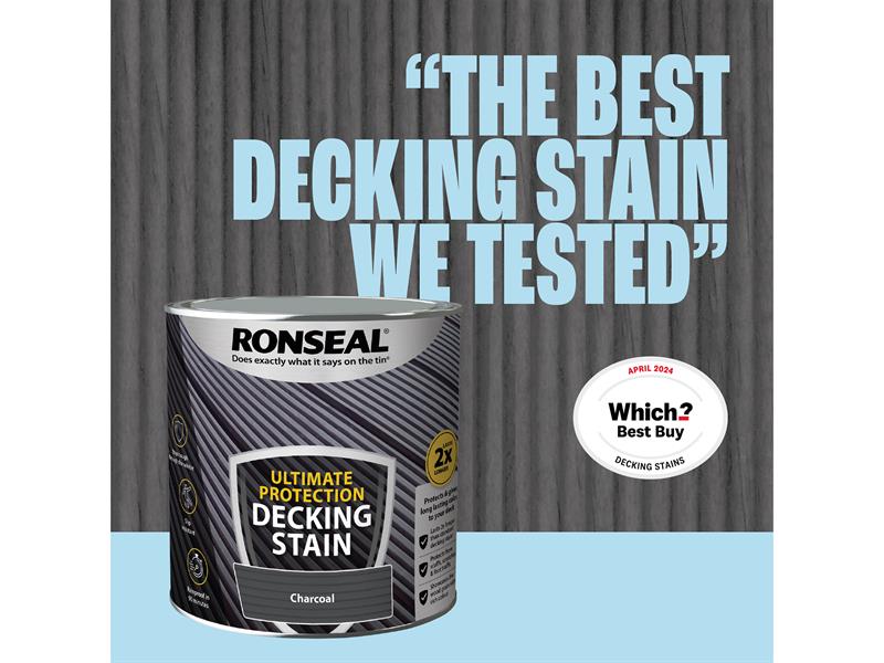 Ronseal Ultimate Protection Decking Stain Charcoal 5 litre RSLNUDSC5L