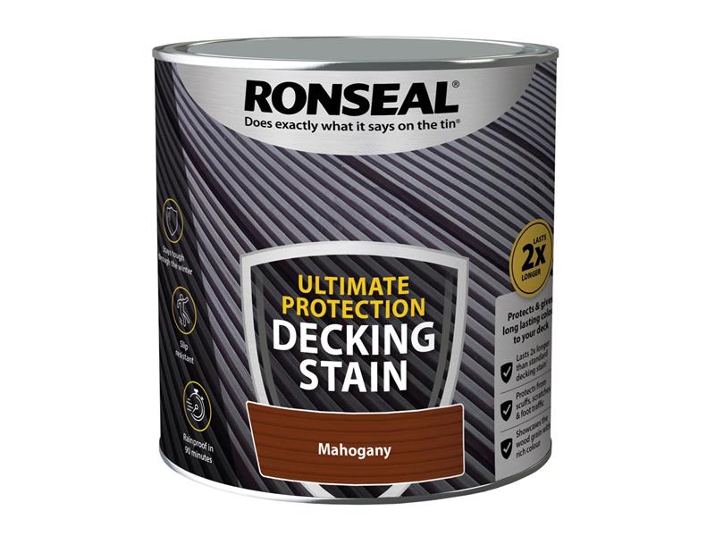 Ronseal Ultimate Protection Decking Stain Rich Mahogany 2.5 litre RSLNUDSRM25L
