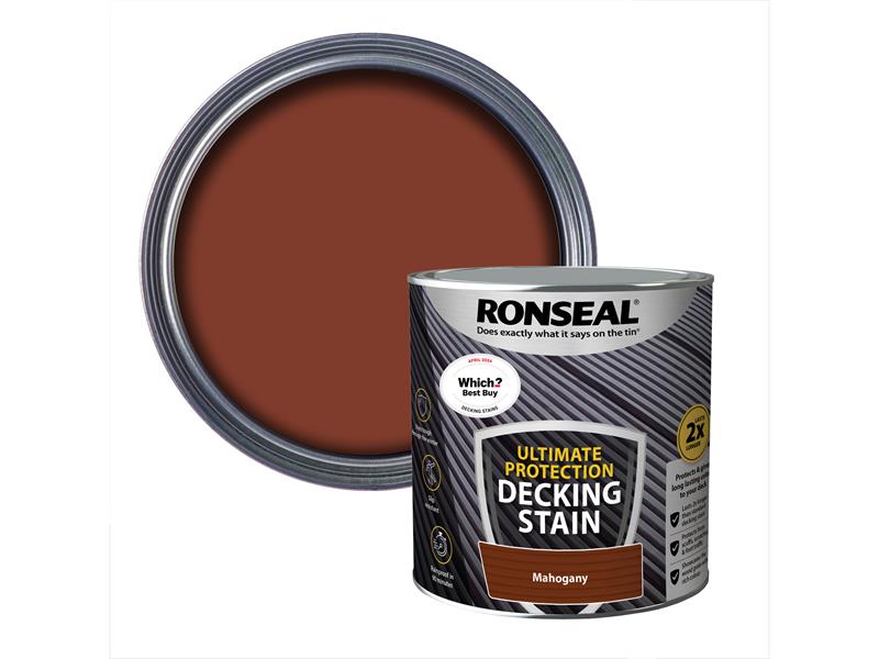 Ronseal Ultimate Protection Decking Stain Rich Mahogany 2.5 litre RSLNUDSRM25L