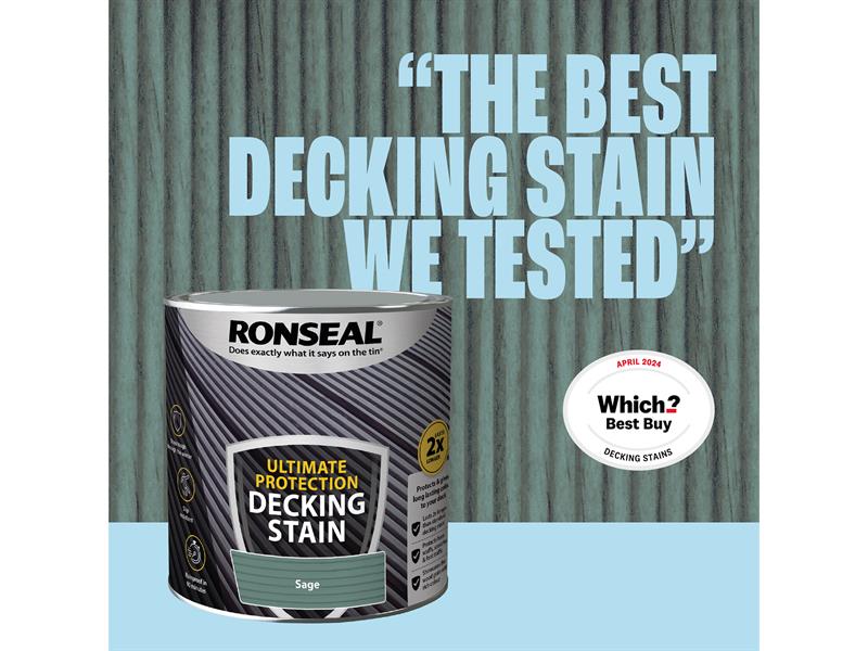 Ronseal Ultimate Protection Decking Stain Sage 5 litre RSLNUDSS5L