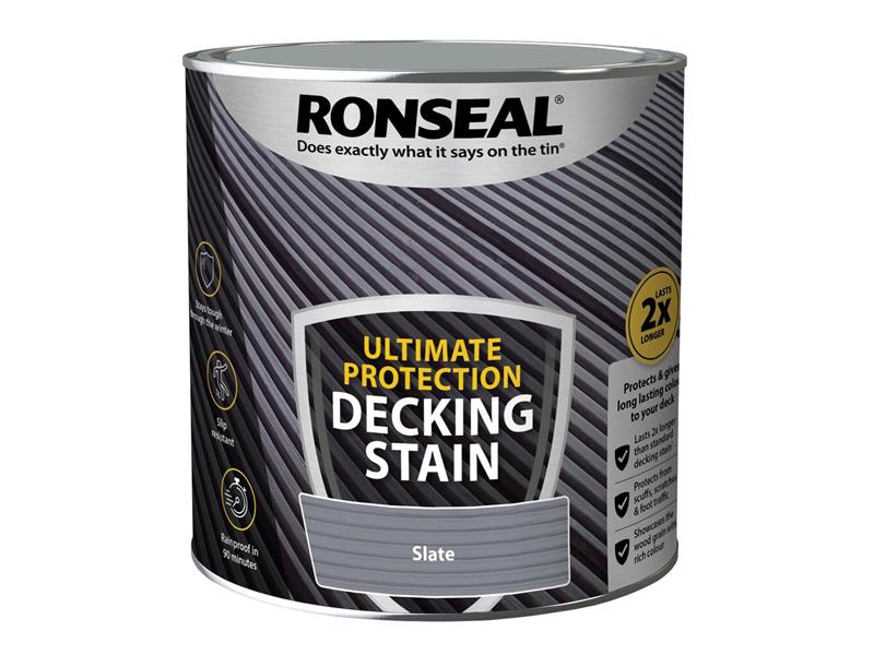 Ronseal Ultimate Protection Decking Stain Slate 2.5 litre RSLNUDSSL25L