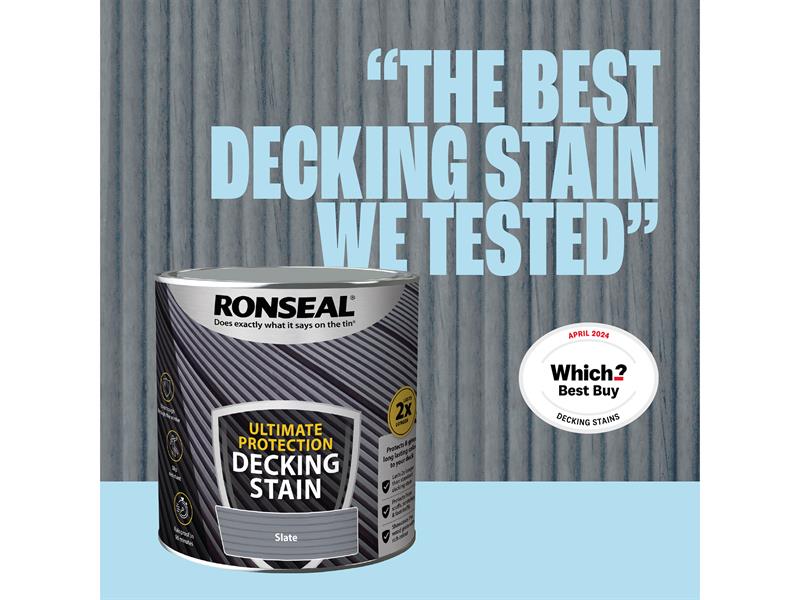 Ronseal Ultimate Protection Decking Stain Slate 2.5 litre RSLNUDSSL25L