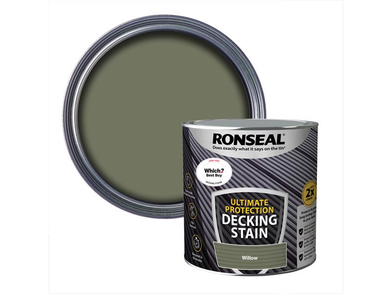 Ronseal Ultimate Protection Decking Stain Willow 2.5 litre RSLNUDSW25L